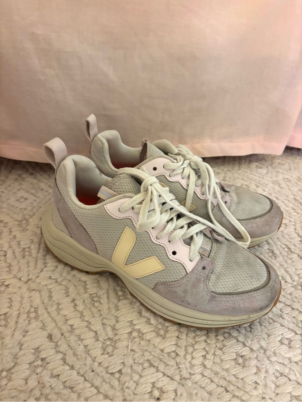 Light Pink Veja Women's Athletic Sneakers